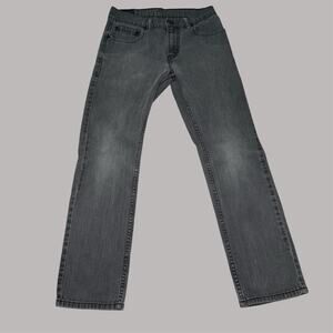 Levi's 511 Slim Fit Boys Gray Stretch Jeans Size 27x27